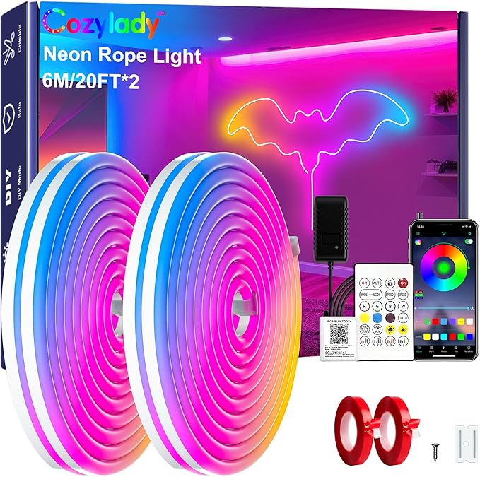 नेतृत्व RGB नियोन डोरी प्रकाश